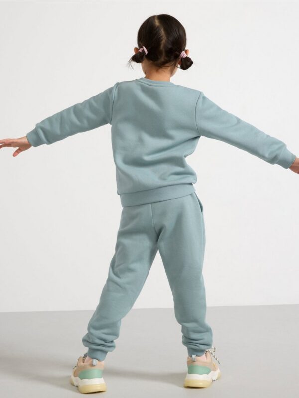 Joggers with brushed inside - 8597416-8707