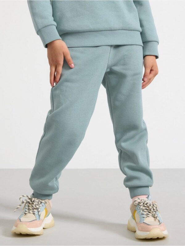Joggers with brushed inside - 8597416-8707