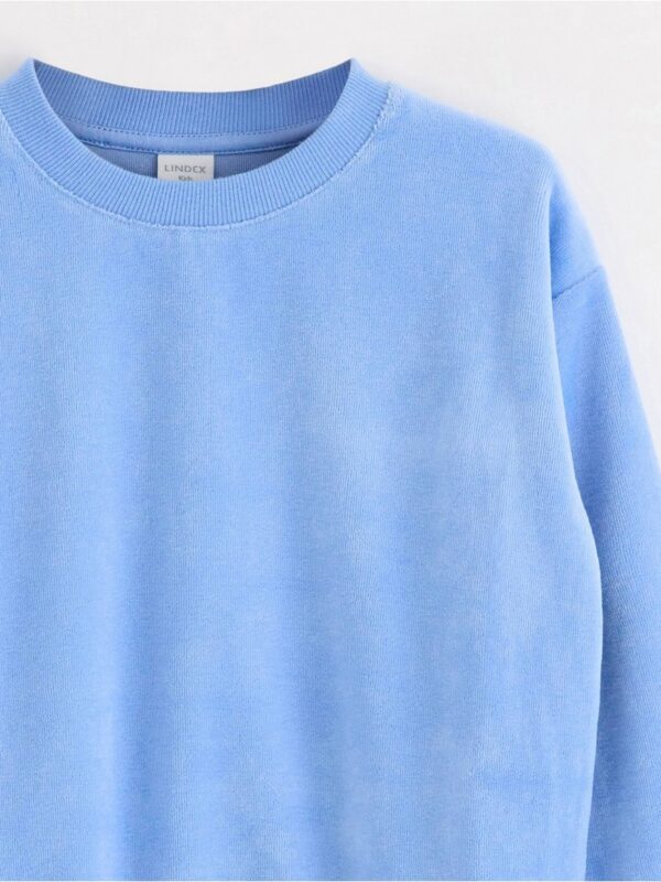Jumper in velour - 8655278-7483