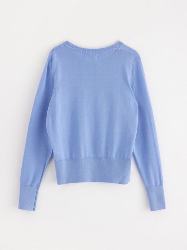 Fine-knit cardigan - 3000084-7405