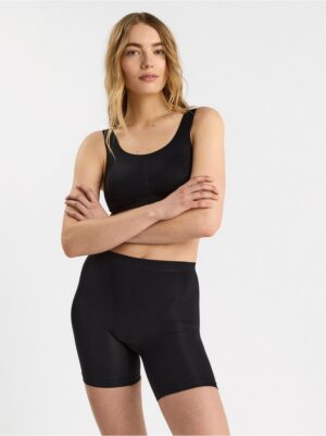 High waist seamless biker briefs - 3001549-80