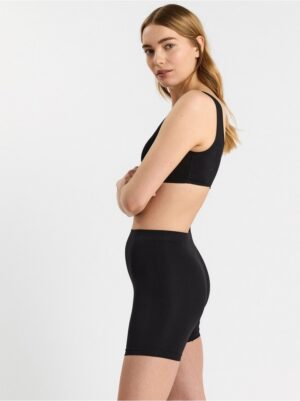 High waist seamless biker briefs - 3001549-80