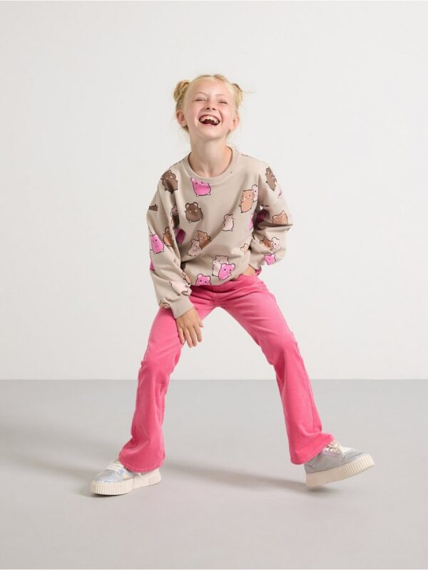 Trousers in corduroy - 3001662-2431