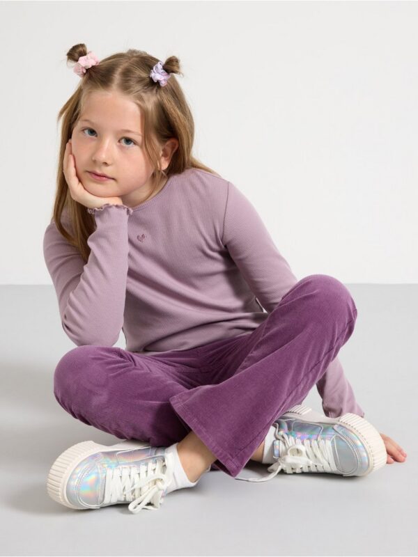 Trousers in corduroy - 3001662-4108
