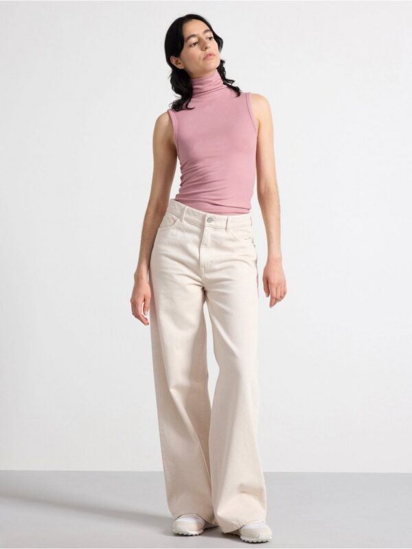 Sleeveless turtleneck top - 3001666-6012