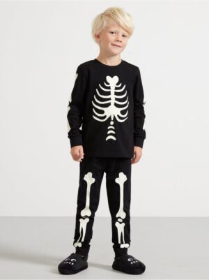Pyjama set with glow in the dark print - 3001852-80