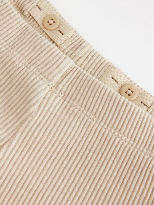 Ribbed flared leggings - 3001935-4939