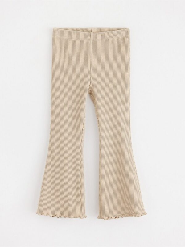 Ribbed flared leggings - 3001935-4939