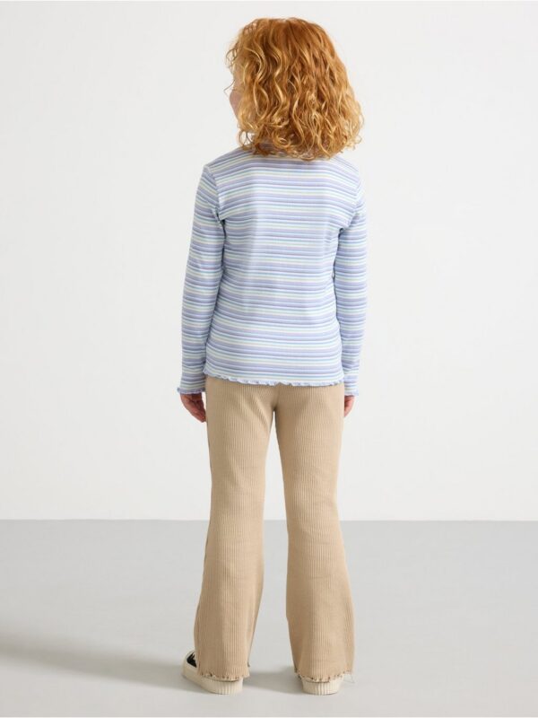 Ribbed flared leggings - 3001935-4939