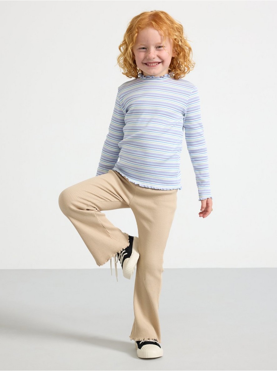 Helanke – Ribbed flared leggings