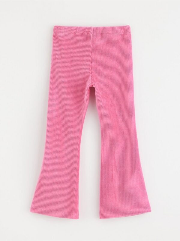 Flared leggings in velour - 3001943-2431