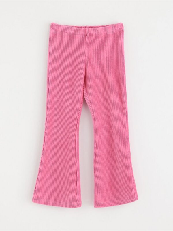 Flared leggings in velour - 3001943-2431