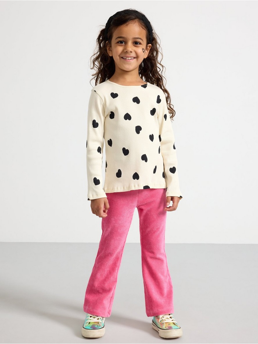 Helanke – Flared leggings in velour