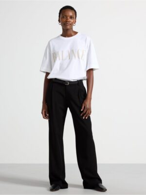 Trousers with straight legs - 3001972-80