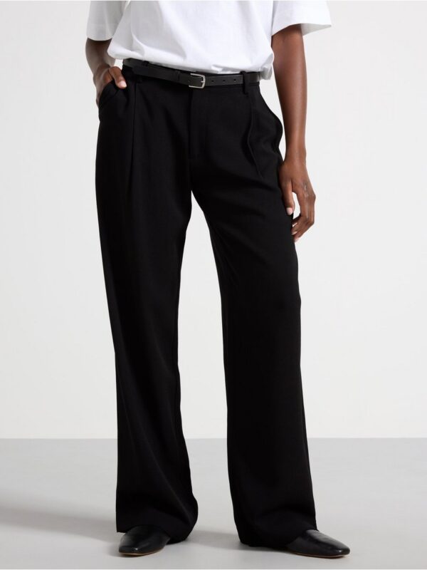 Trousers with straight legs - 3001972-80