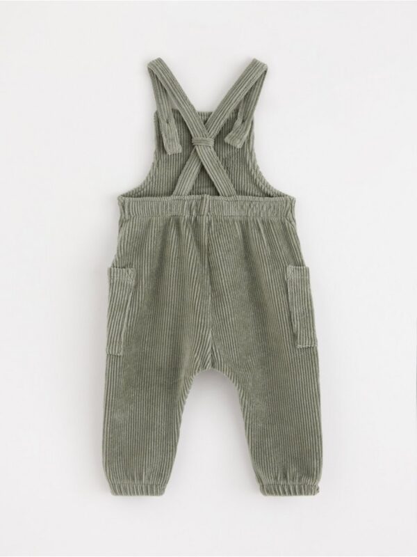 Bib trousers in velour - 3002006-6901