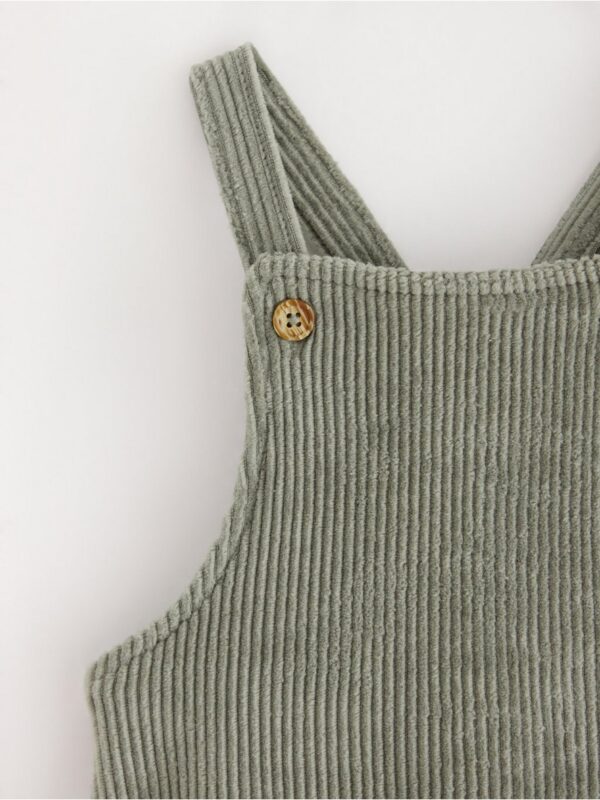 Bib trousers in velour - 3002006-6901