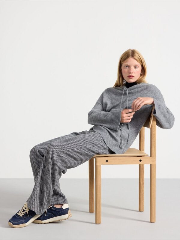 LYKKE wide trousers with high waist - 3002010-7763