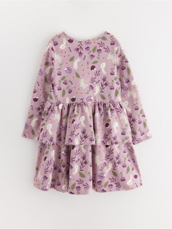 Dress with flounces - 3002081-8121