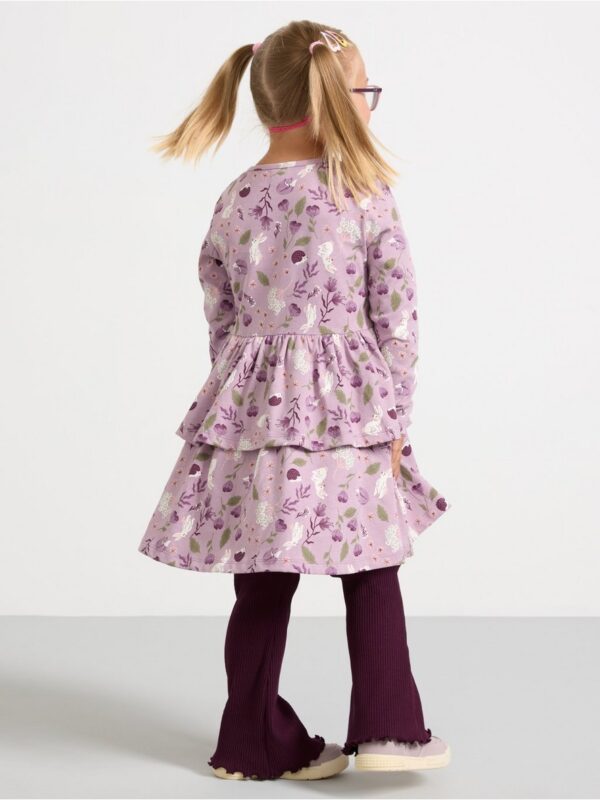 Dress with flounces - 3002081-8121