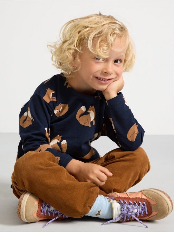 Trousers in corduroy - 3002146-1767