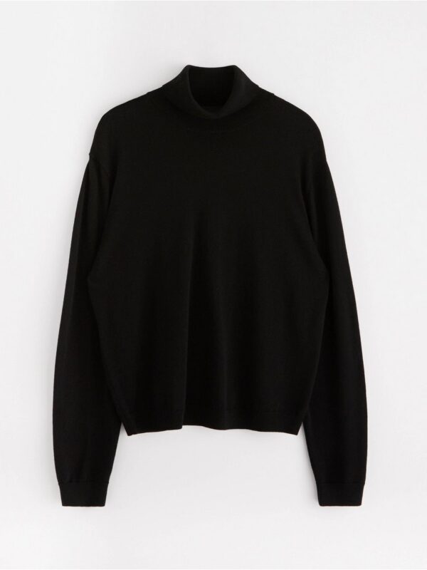 Roll neck jumper in merino wool - 3002571-80