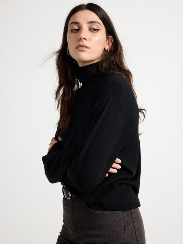 Roll neck jumper in merino wool - 3002571-80