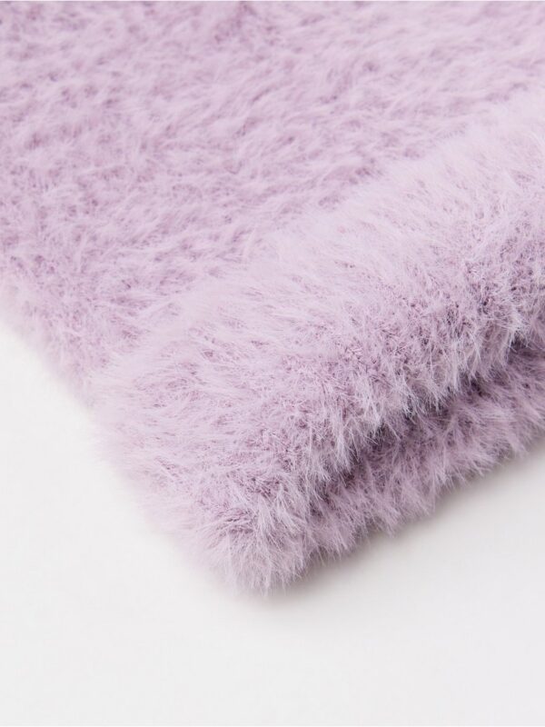 Knitted beanie with ears - 3002603-8121