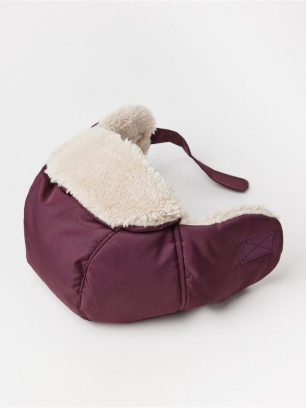 Water repellent hat with pile lining - 3002626-7268