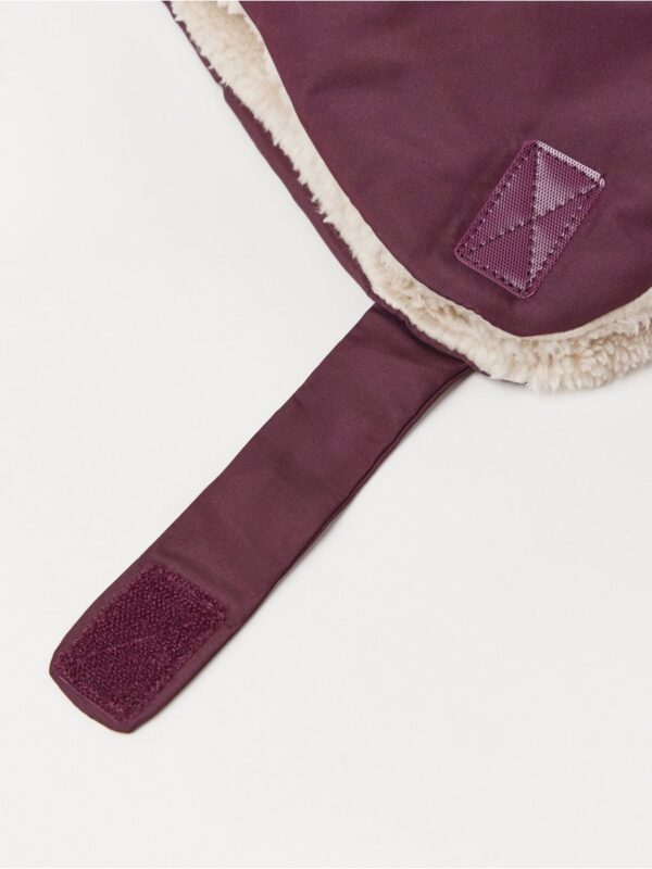 Water repellent hat with pile lining - 3002626-7268