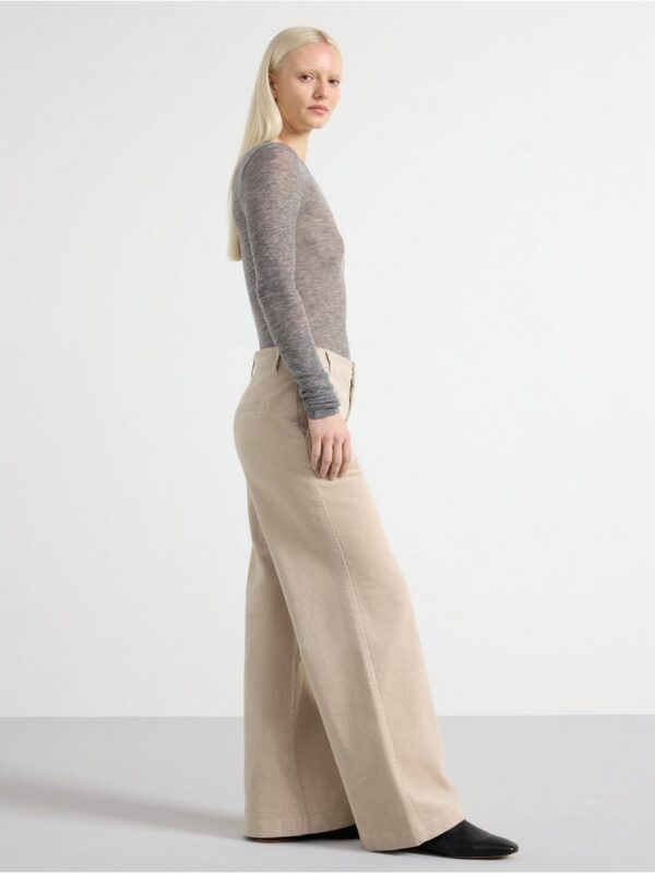Wide trousers in corduroy - 3002711-6902