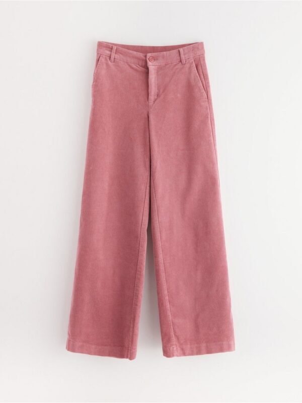 Wide trousers in corduroy - 3002711-8694