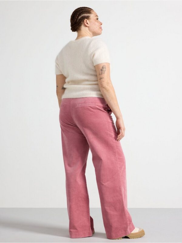 Wide trousers in corduroy - 3002711-8694