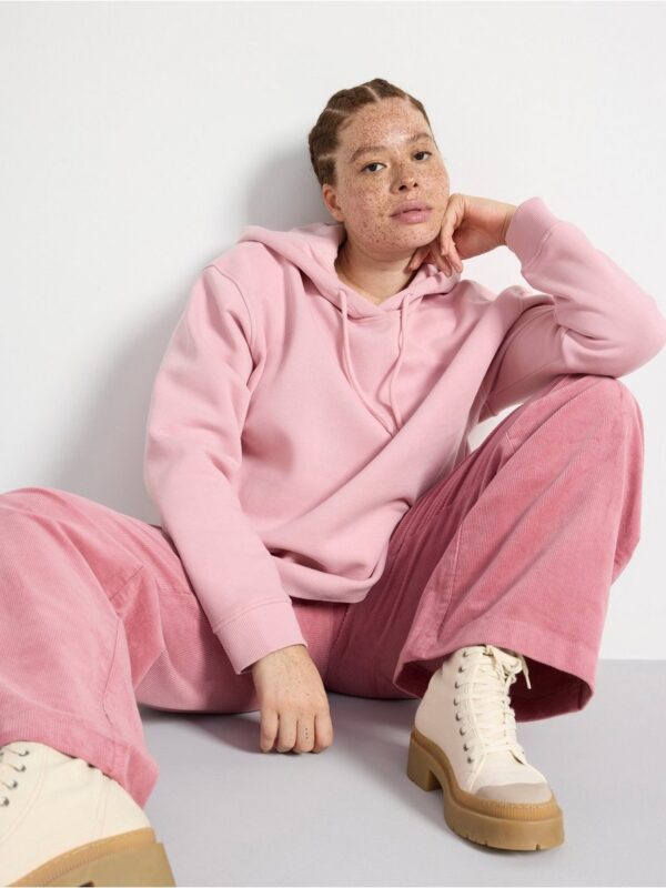 Wide trousers in corduroy - 3002711-8694