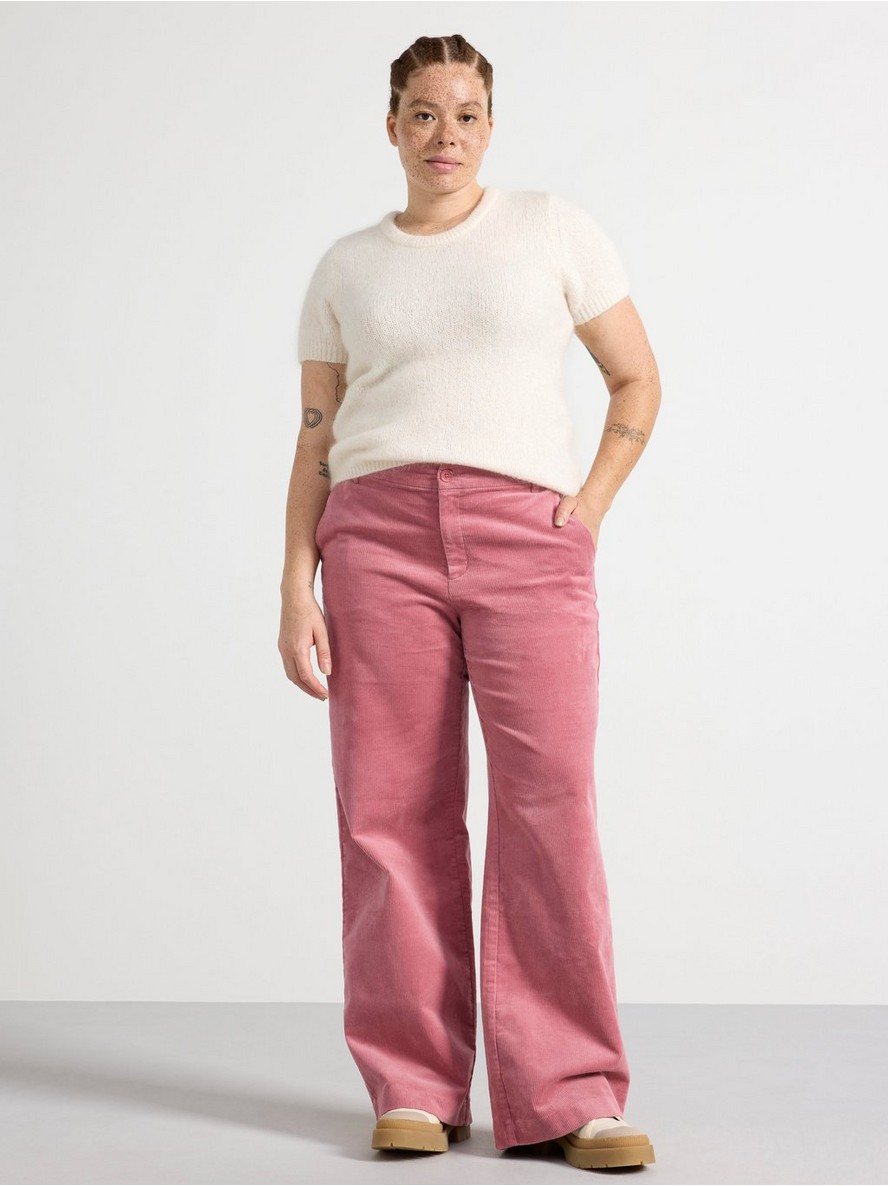 Pantalone – Wide trousers in corduroy