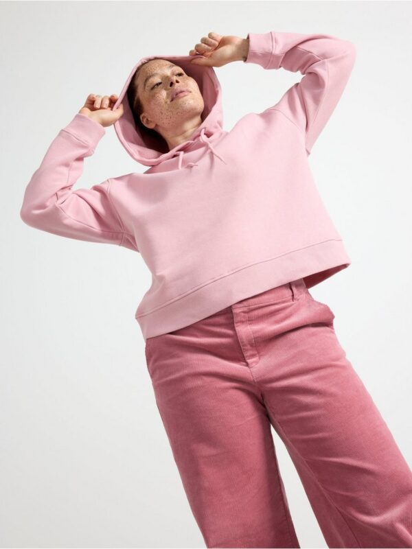 Wide trousers in corduroy - 3002711-8694