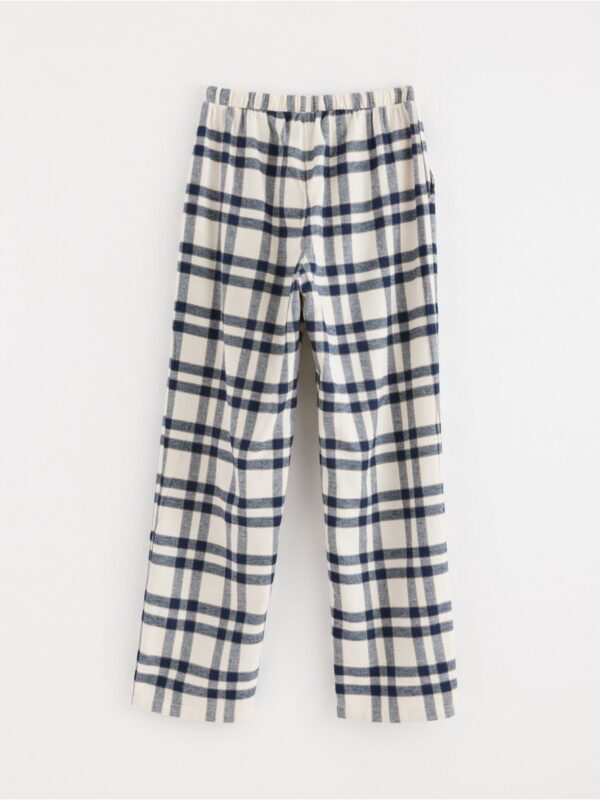 Pyjama trousers in flannel - 3002729-1006