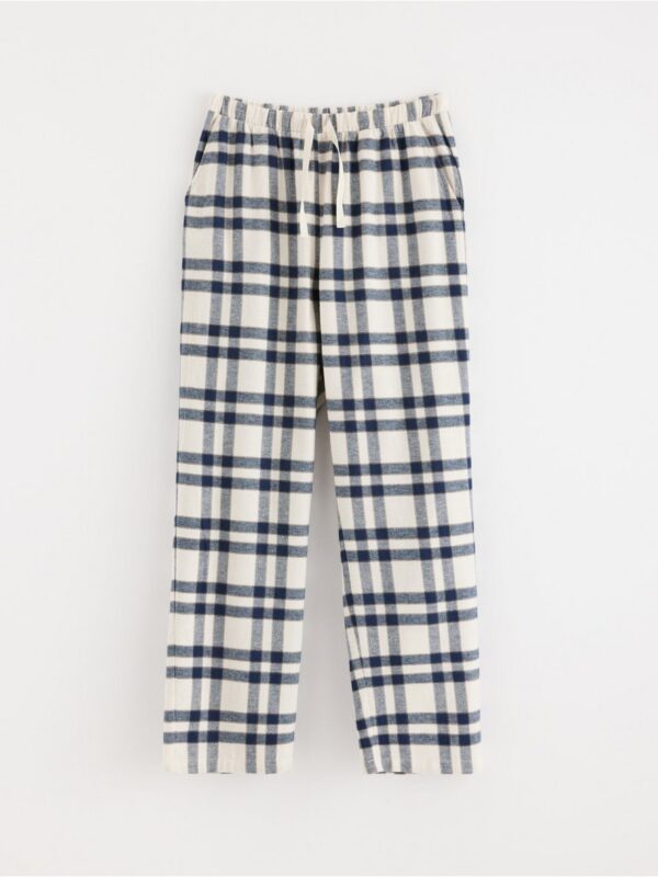 Pyjama trousers in flannel - 3002729-1006