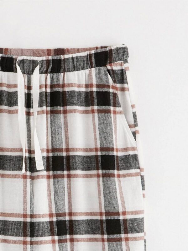 Pyjama trousers in flannel - 3002729-2683