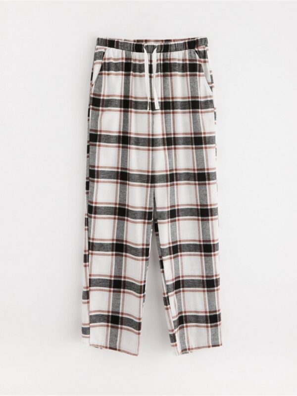Pyjama trousers in flannel - 3002729-2683