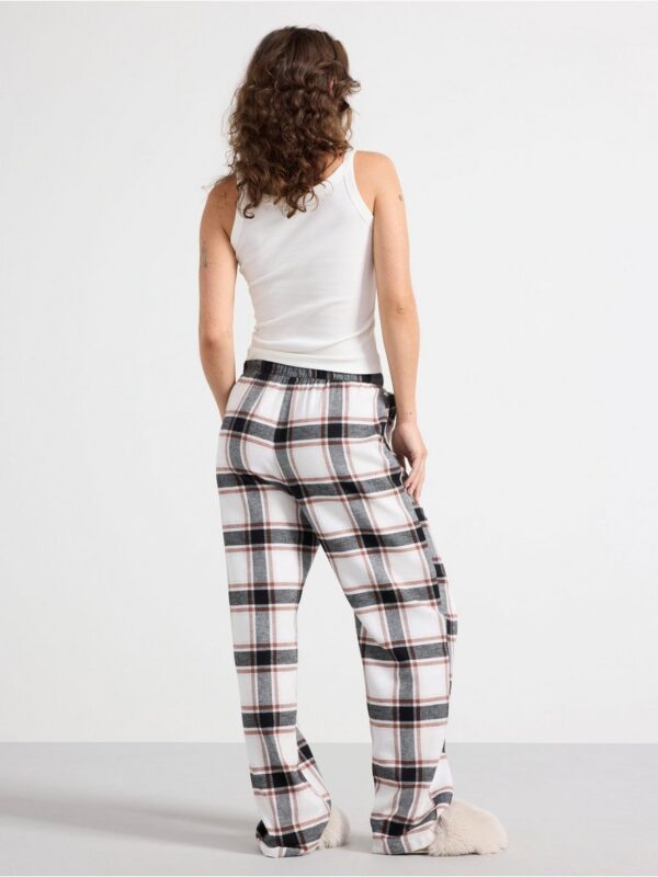 Pyjama trousers in flannel - 3002729-2683