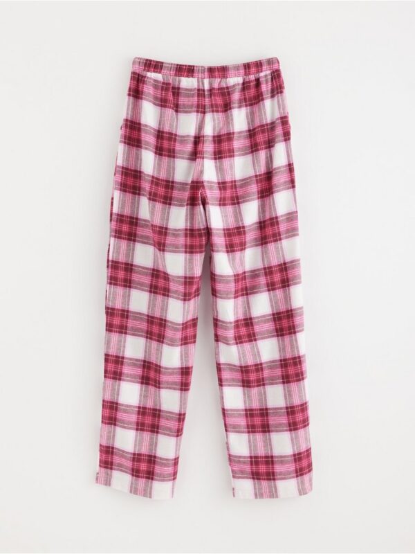 Pyjama trousers in flannel - 3002729-7788