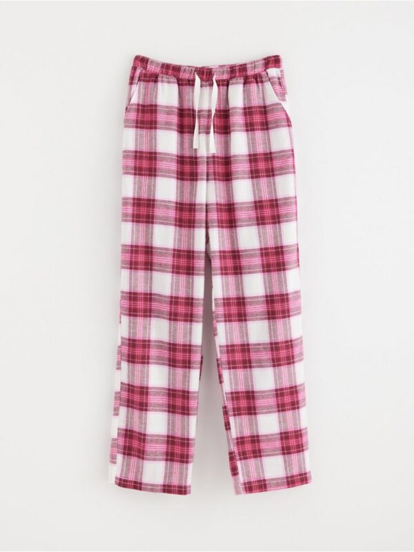 Pyjama trousers in flannel - 3002729-7788
