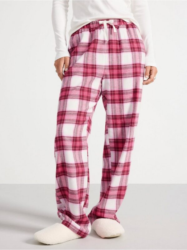 Pyjama trousers in flannel - 3002729-7788