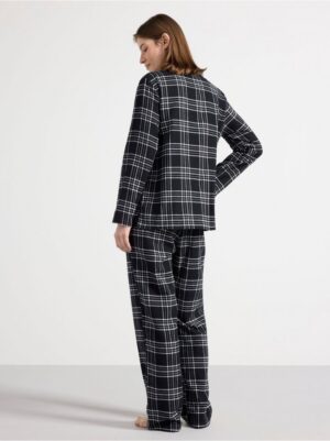 Pyjama trousers in flannel - 3002729-80