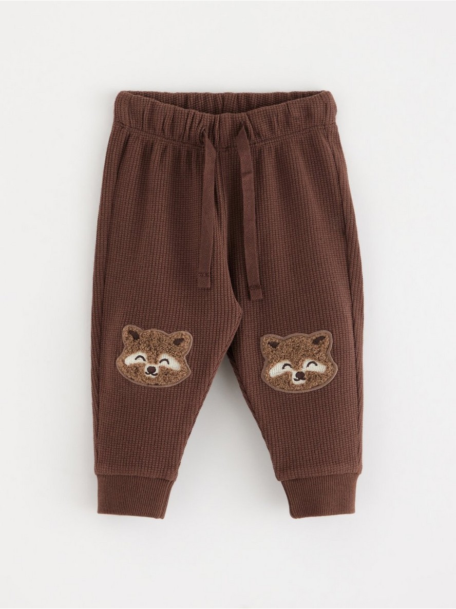 Pantalone – Joggers with knee appliqué