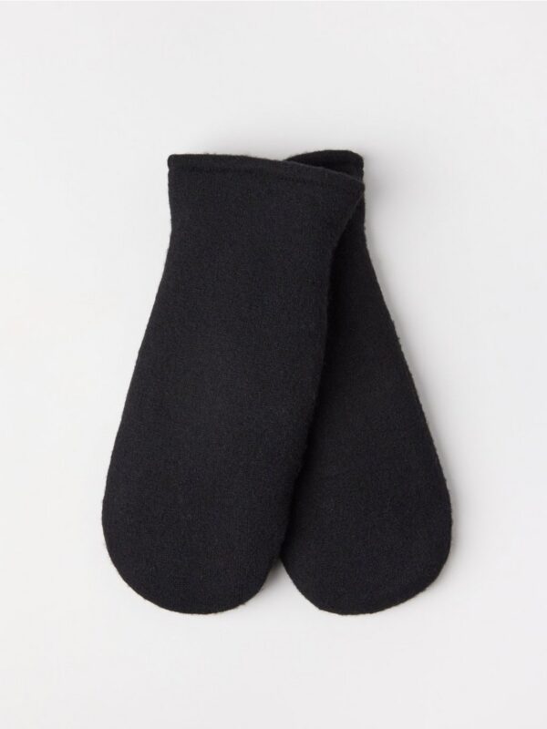Mittens in wool blend - 3002881-80