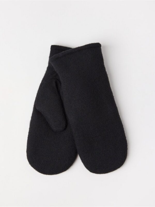Mittens in wool blend - 3002881-80