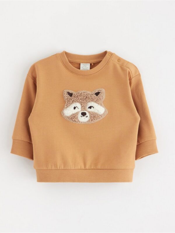 Sweatshirt with brushed inside - 3002939-3012
