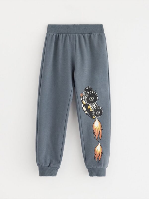 Joggers with brushed inside - 3003005-2498